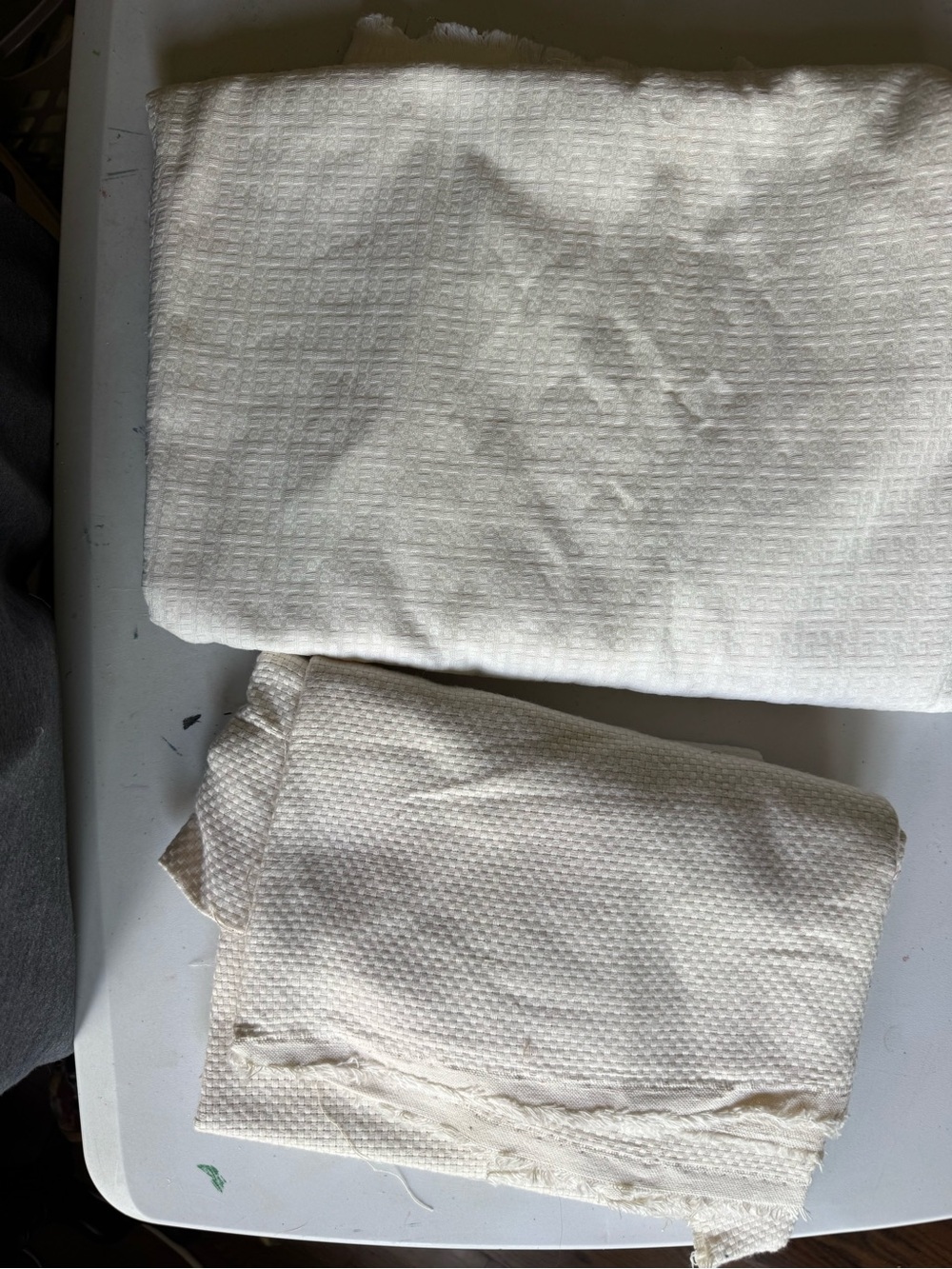 White texture deco fabrics